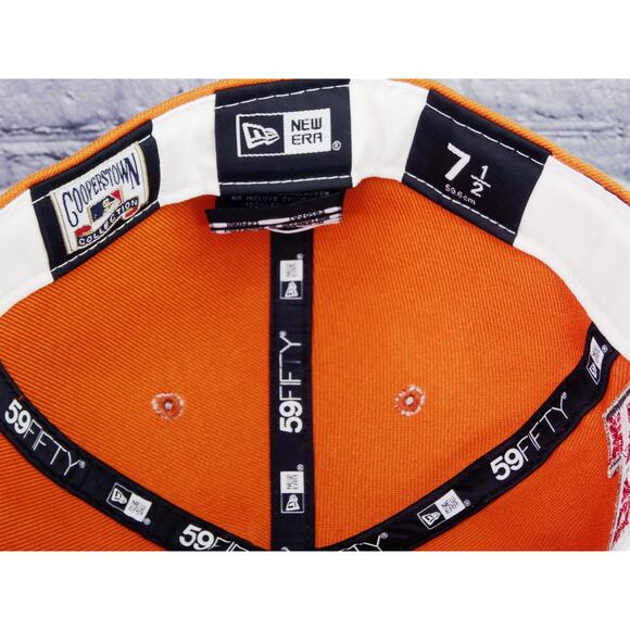 New Era 59Fifty Cincinatti Reds The Big Red Machine Patch Fitted Hat Sz 7 1/2 - Picture 8 of 10